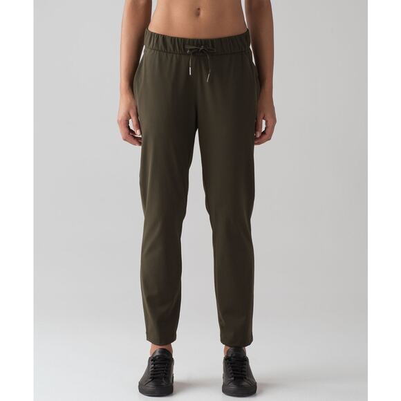 Lululemon On The Fly Pant dark olive size 2 - Picture 1 of 7